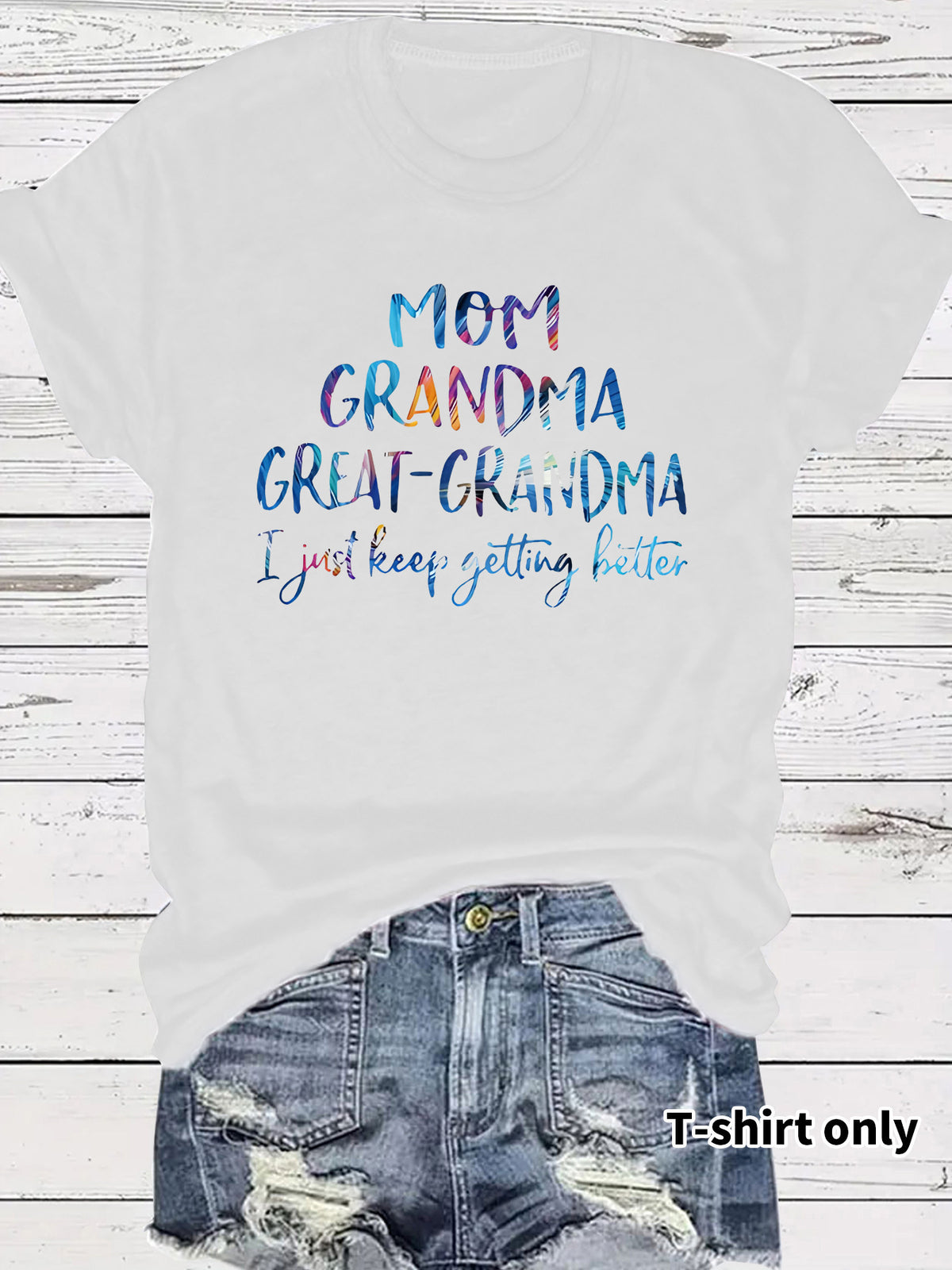 T-shirt female mother grandmother