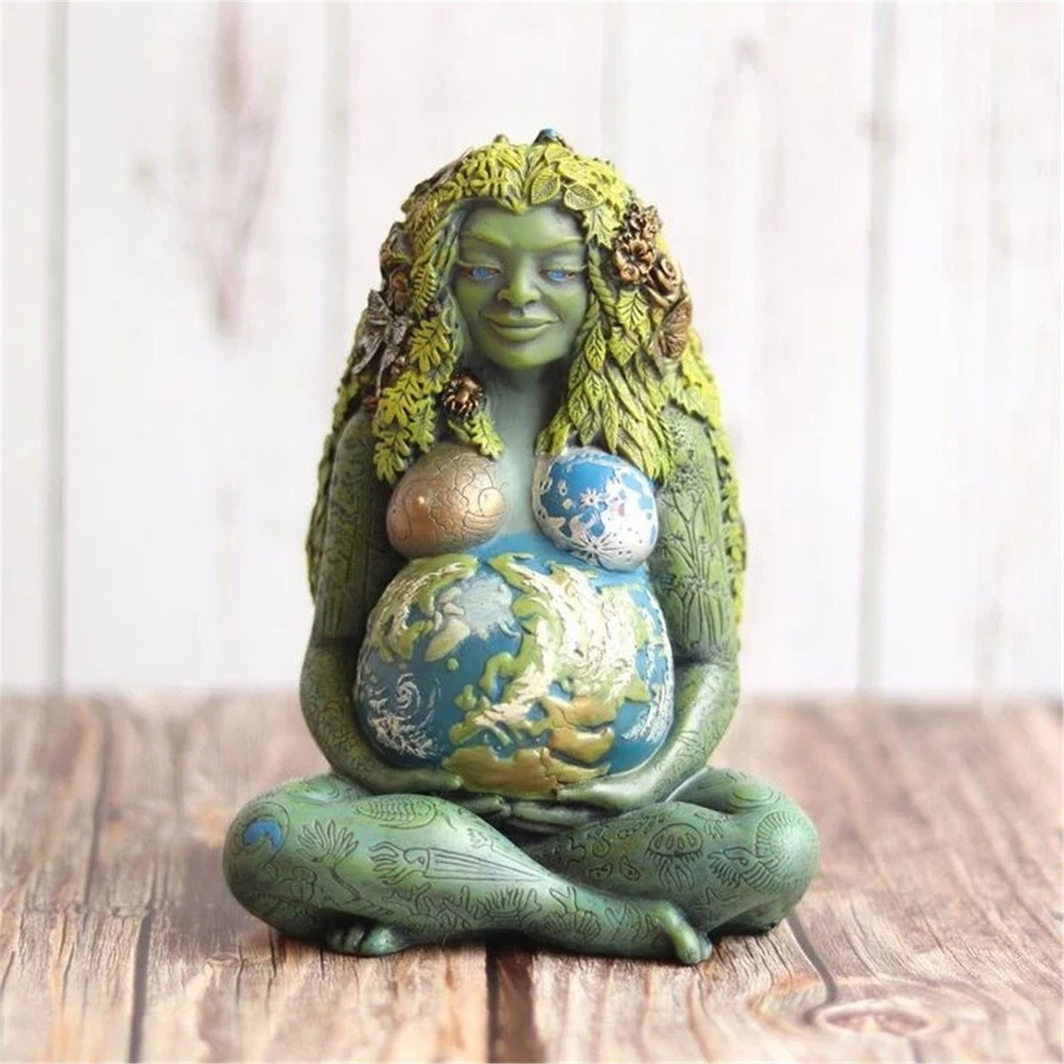 Outdoor Earth Mother Gaia Statue Resin Earth Mother Ornament