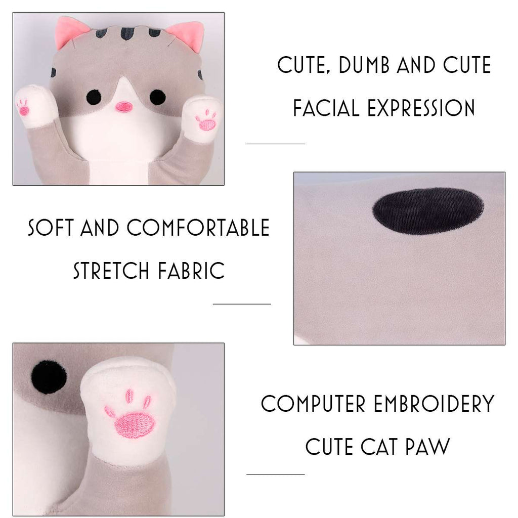 Plush Toys Animal Cat Cute Creative Long Soft Toys Office Lunch Break Nap Sleeping Pillow Cushion Stuffed Gift Doll for Kids