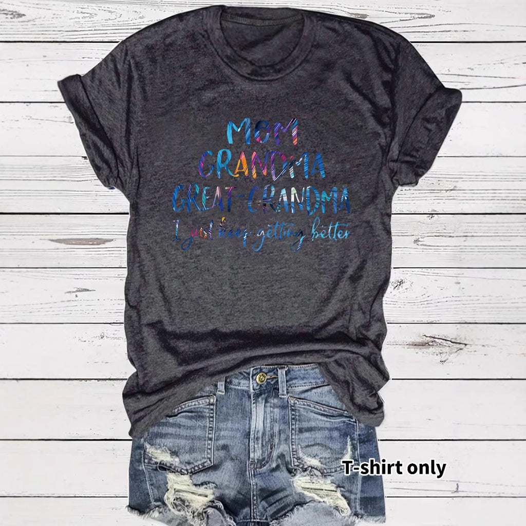 T-shirt female mother grandmother
